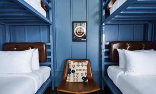 Boutique hotel bunk beds installed at FieldHouse Jones Nashville