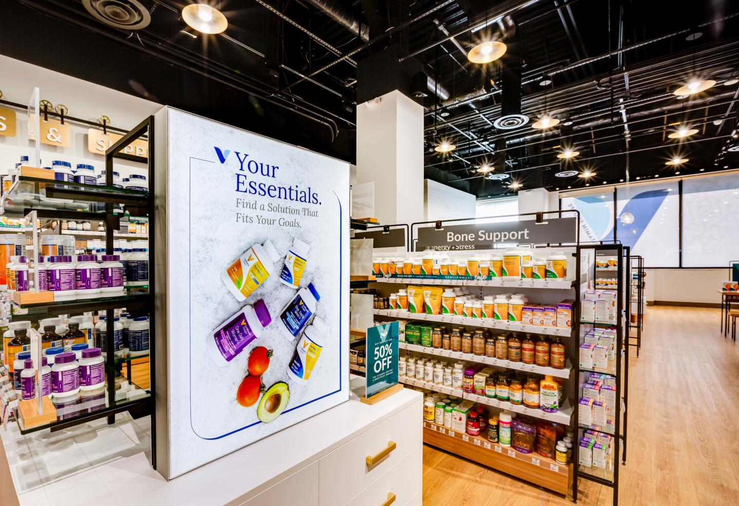 Store signage at Vitamin Shoppe