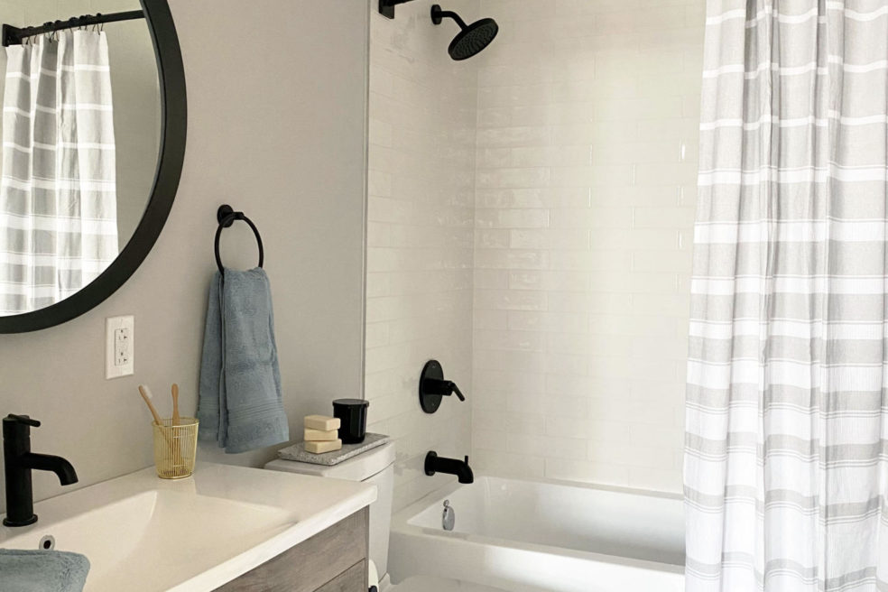 Bathroom vanity by off campus housing furniture manufacturer Morgan Li
